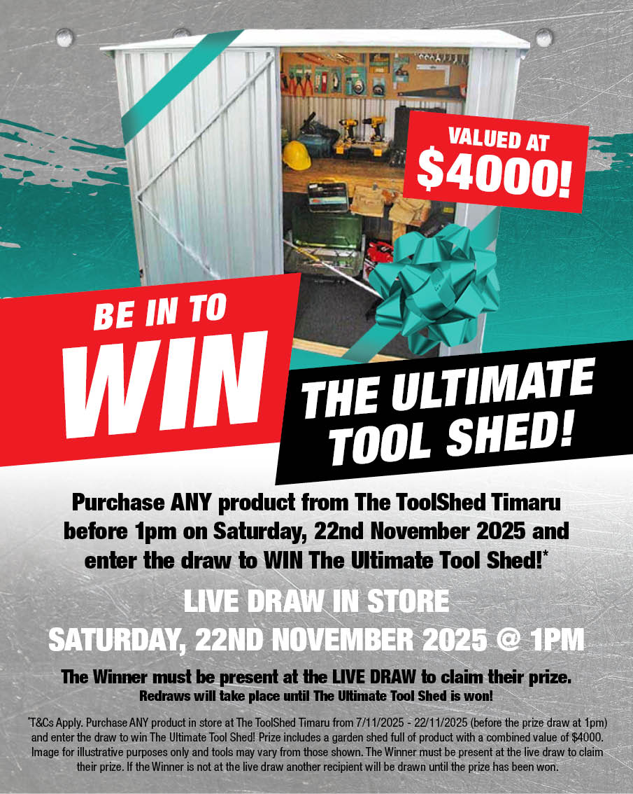ToolShed Timaru Power Tool Expo (Tool Shed Giveaway)